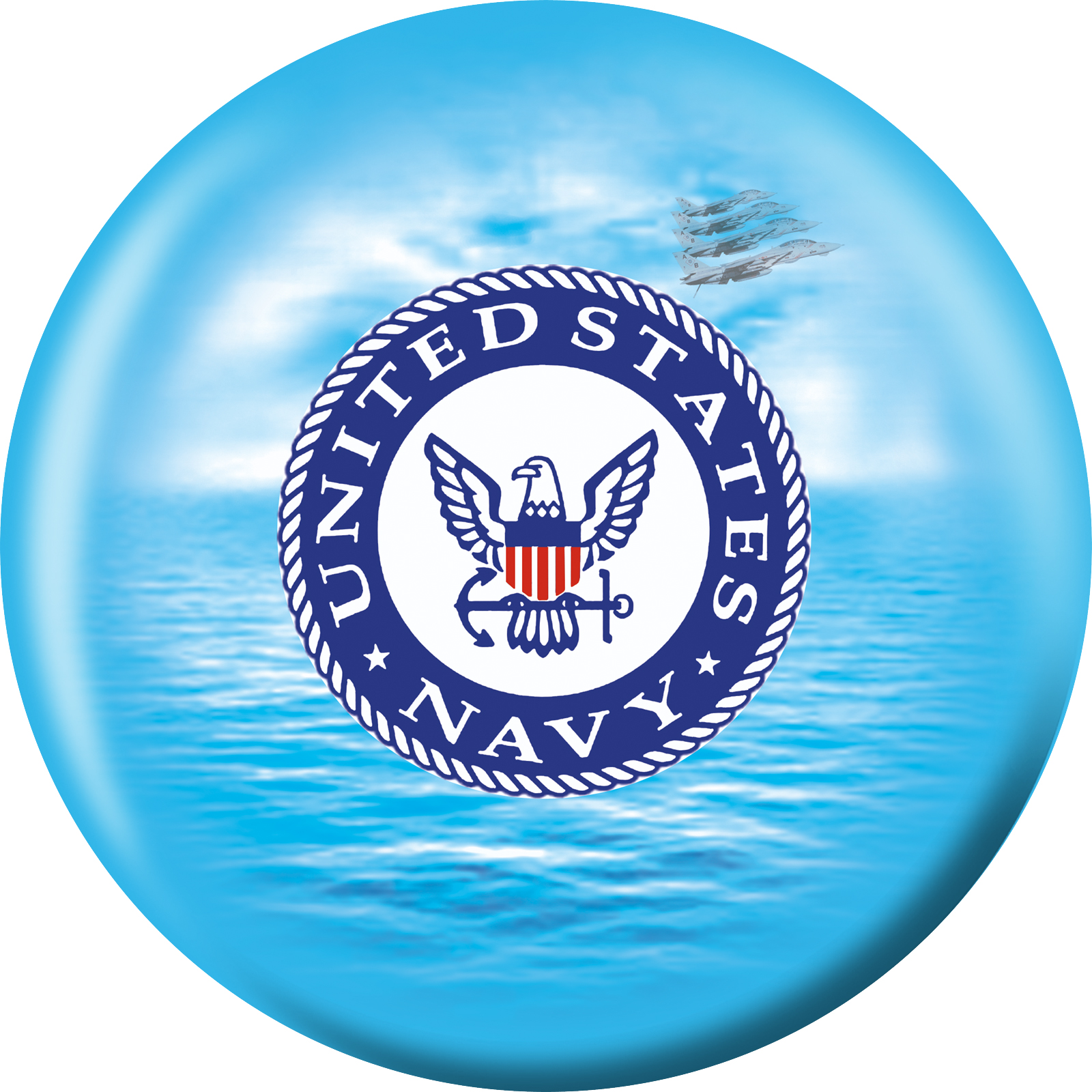 U. S military themed bowling balls