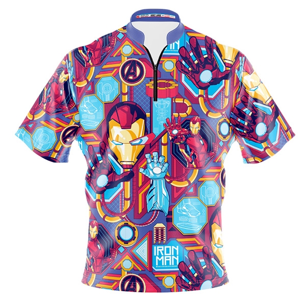 Marvel Iron Man Repeating Pattern Jersey